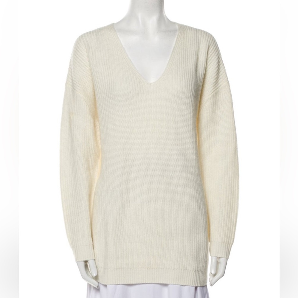 NWT - Jenni Kayne Wool V-Neck Sweater